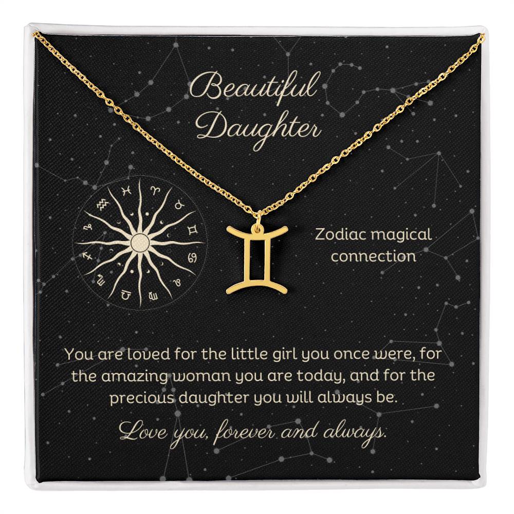 Astrological Sign Design Necklace