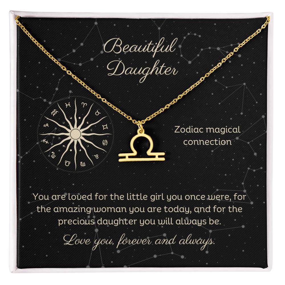 Astrological Sign Design Necklace