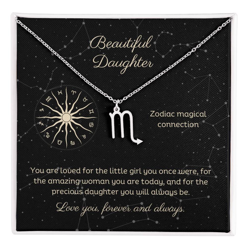 Astrological Sign Design Necklace