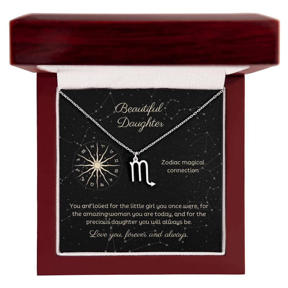 Astrological Sign Design Necklace