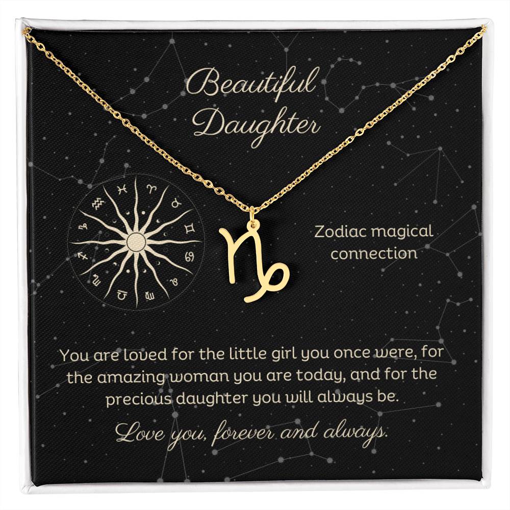 Astrological Sign Design Necklace