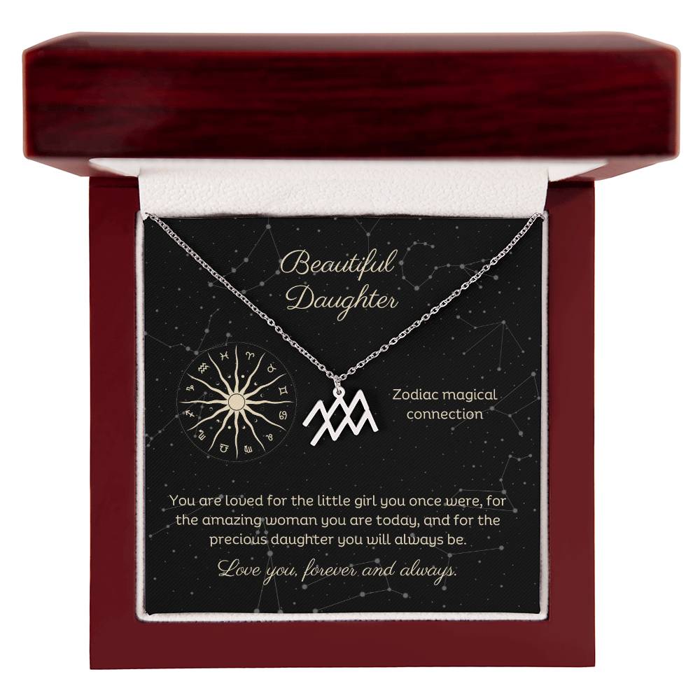 Astrological Sign Design Necklace
