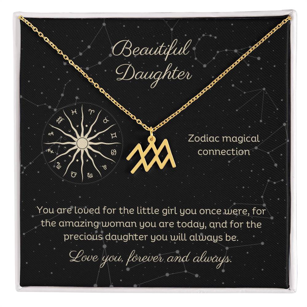 Astrological Sign Design Necklace
