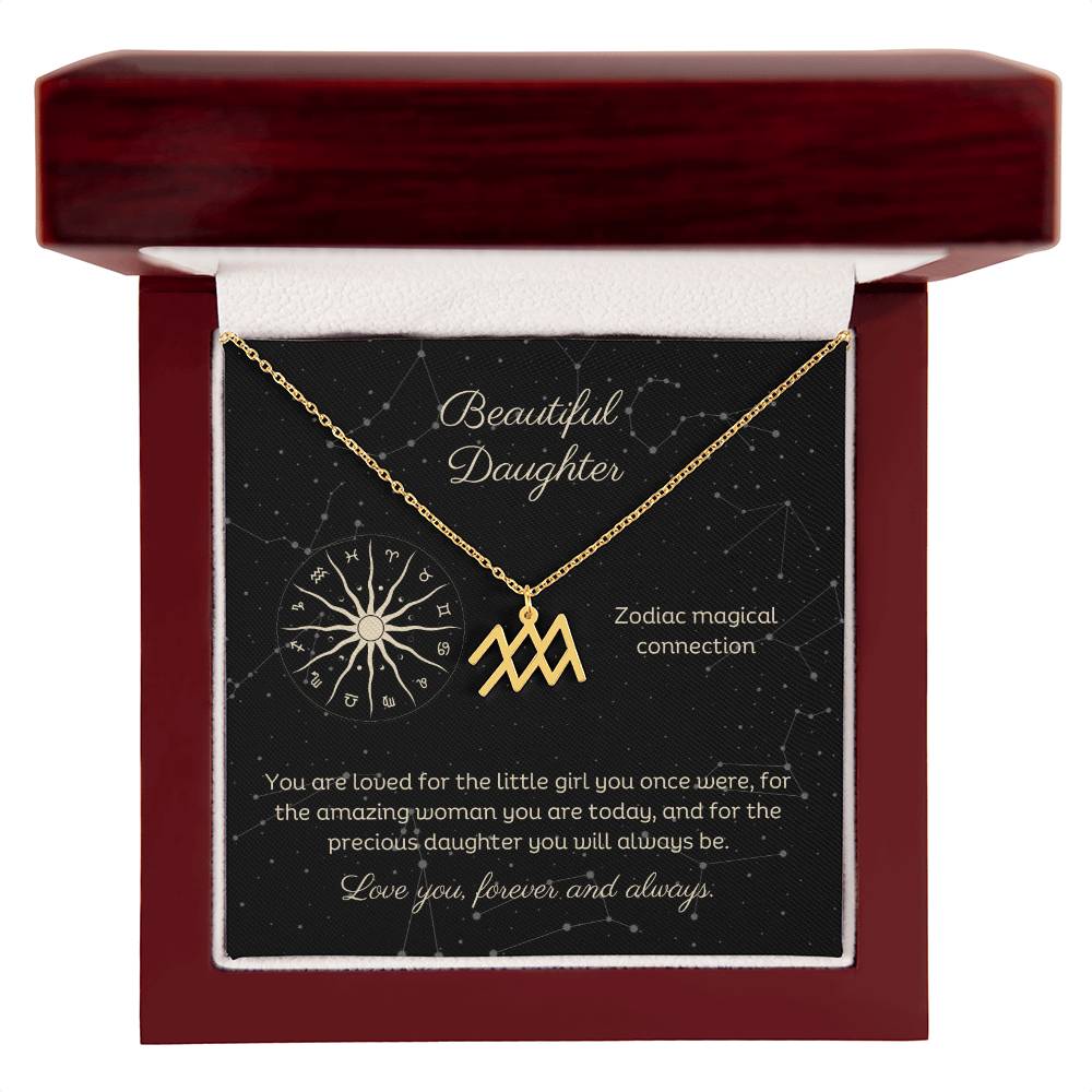 Astrological Sign Design Necklace
