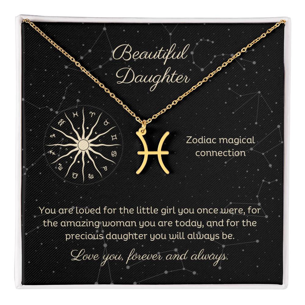 Astrological Sign Design Necklace