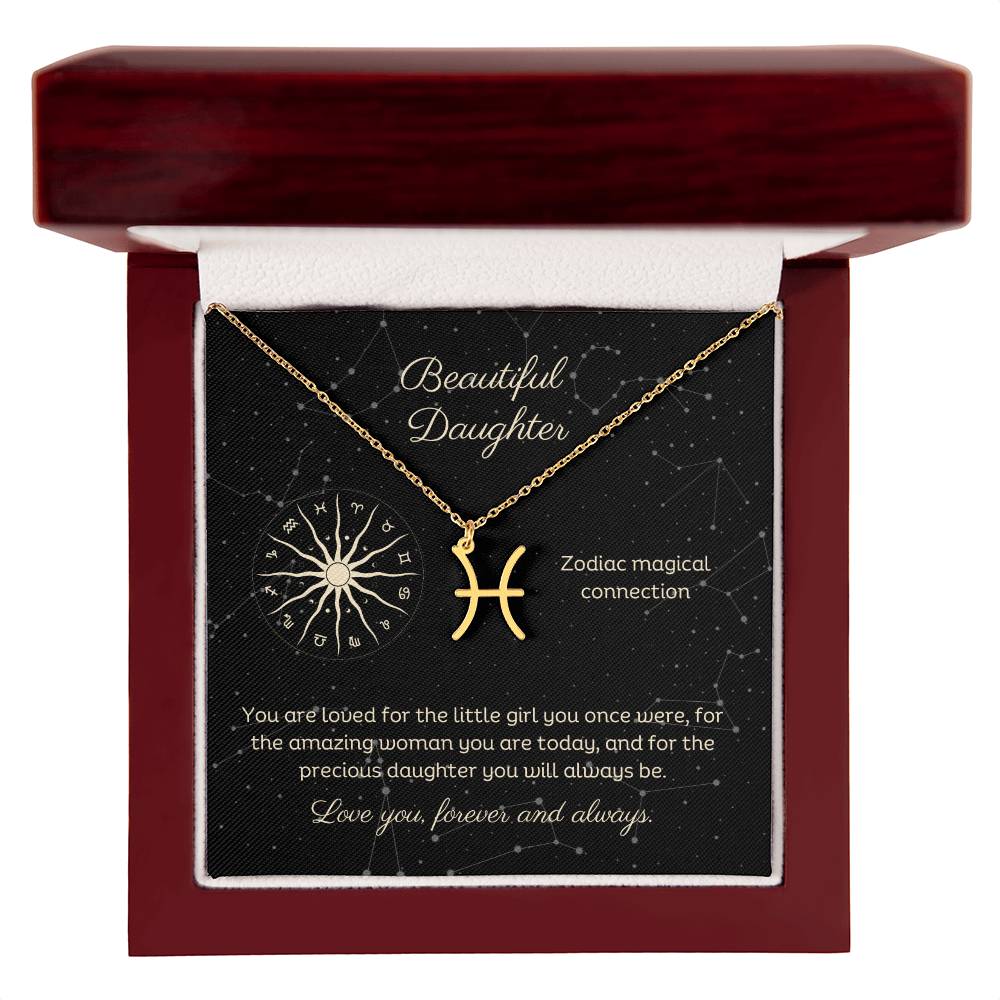 Astrological Sign Design Necklace