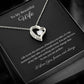 14k or 18k Gold finish heart pendant necklace embellished with smaller crystals 