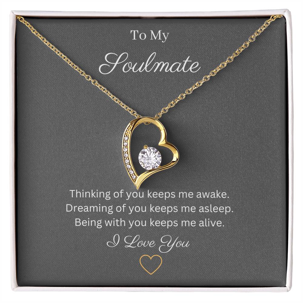 Heart pendant 14k white gold finish or 18k yellow gold finish 6.5mm round cut cubic zirconia stone