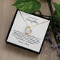 Beautiful Daughter Forever Love Heart Pendant Necklace 14k or 18k Gold