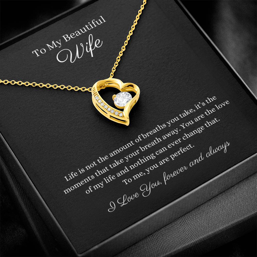 14k or 18k Gold finish heart pendant necklace embellished with smaller crystals 