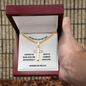 Engraved 18k Gold or Stainless Steel Cross Pendant Necklace on Cuban Link Chain. Grok wrote the exact message card that comes with it. Only 500 will ever exist.