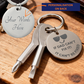Engraved  keychain screwdriver for DAD with flathead and Philips. Message reads If DAD can't fix it, it can't be fixed. Add your own engraved message on the back. Colour Black or Silver.