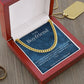 To My Boyfriend Cuban Link Chain