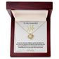 14k white gold or 18k yellow gold finish wife pendant necklace with cubic zirconia crystals