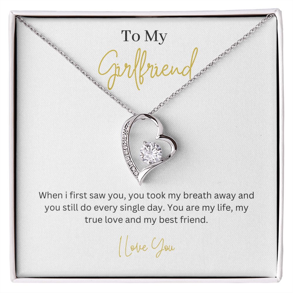 To My Girlfriend Forever Love Necklace