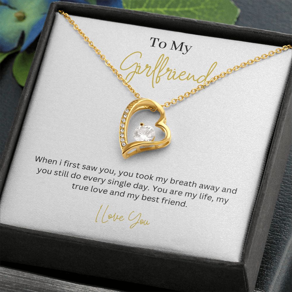 To My Girlfriend Forever Love Necklace